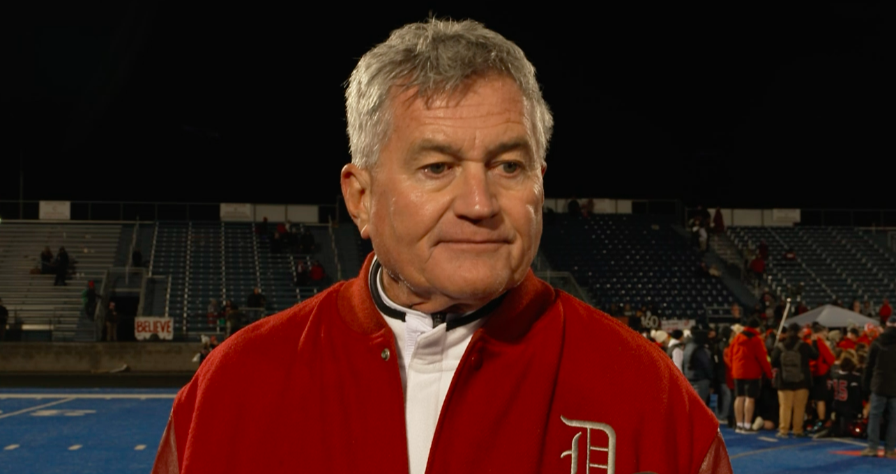 Dover Crimson Torandoes head football coach Dan Ifft